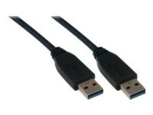 MCL Cordon USB 3.0 type A mâle / mâle - 3m Noir - Câble USB - visuel 1