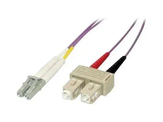 MCL SC/LC Multimode duplex 50/125 OM3 optical fiber - 5m - Câble RJ et Fibre optique - visuel 1