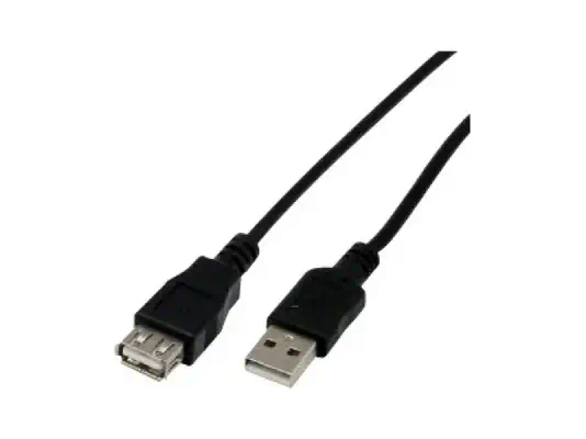 MCL Rallonge USB 2.0 type A mâle / femelle - 5m Noir (P - Câble USB - visuel 1