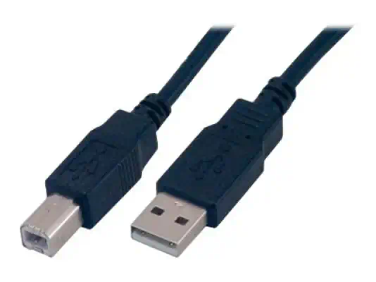 MCL Cable USB 2.0 type A / B male - 5m Noir - Câble USB - visuel 1