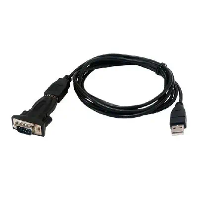 MCL USB2-118B changeur de genre de câble USB 2.0 RS232 Noir - Accessoire composant - visuel 2
