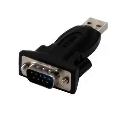 MCL USB2-118B changeur de genre de câble USB 2.0 RS232 Noir - Accessoire composant - visuel 1