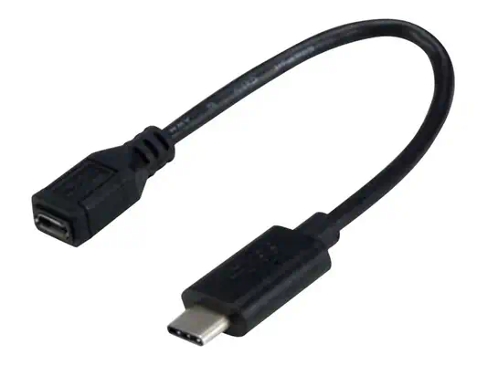 MCL Adaptateur USB 3.1 type C / USB 2.0 micro B femelle - Câble USB - visuel 1