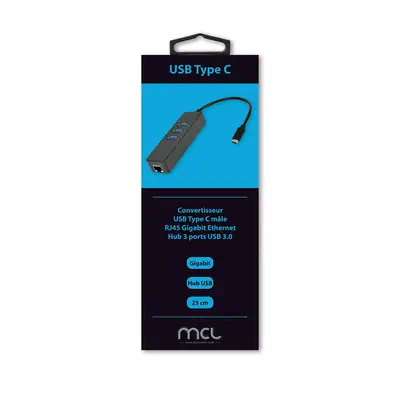 MCL USB3C-125H3/C carte réseau Ethernet 1000 Mbit/s - Switchs et Hubs - visuel 5