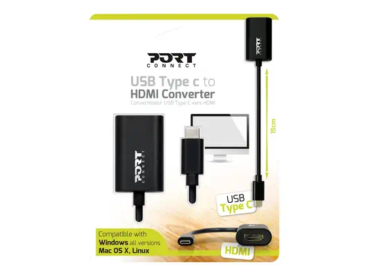 PORT DESIGNSCONVERTER TYPE C TO HDMI - PORTDESIGNS - Câble HDMI - visuel 5