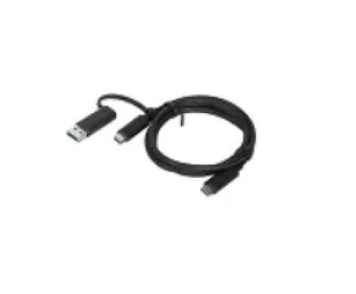 Achat Câble USB LENOVO HYBRID USB-C WITH USB-A CABLE sur hello RSE
