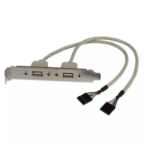 Vente StarTech.com Adaptateur de plaque femelle 2 ports USB A au meilleur prix
