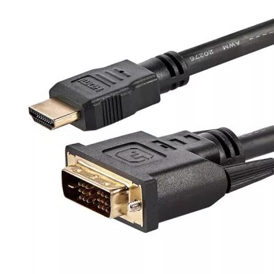 Revendeur officiel Câble HDMI StarTech.com Câble HDMI® vers DVI-D de 1,8m - Mâle / Mâle