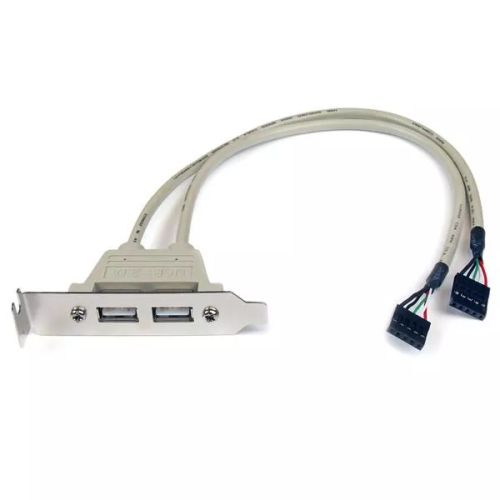 Revendeur officiel Câble USB StarTech.com Equerre USB 2 ports - Adaptateur Slot USB