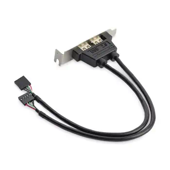 StarTech Equerre USB 2 ports - Adaptateur Slot USB - Faible avis