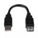 Achat StarTech.com Câble d'extension USB 2.0 de 15cm - sur hello RSE - visuel 1