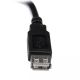 Achat StarTech.com Câble d'extension USB 2.0 de 15cm - sur hello RSE - visuel 5