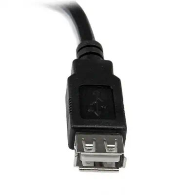 StarTech Câble d'extension USB 2.0 de 15cm - Rallonge USB - Câble USB - visuel 2
