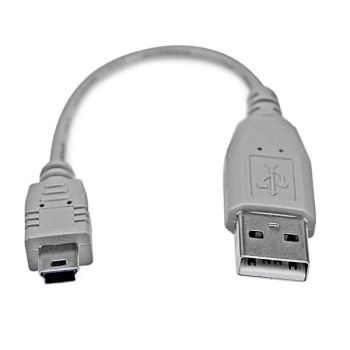 Revendeur officiel StarTech.com Câble Mini USB 2.0 15 cm - USB A vers mini USB B
