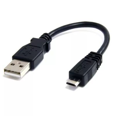 Achat StarTech.com Câble Micro USB 15 cm - A vers Micro B - USB 2.0 - Noir et autres produits de la marque StarTech.com