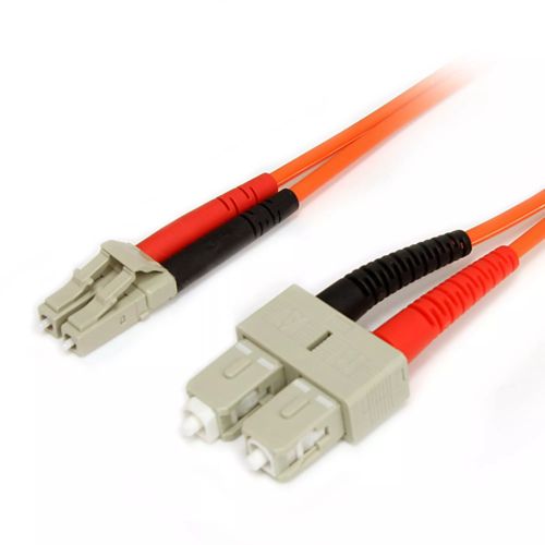 Revendeur officiel StarTech.com Câble patch à fibre optique duplex 62,5/125 multimode 2 m LC - SC