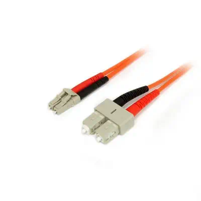 StarTech Câble patch à fibre optique duplex 50/125 multimode - Câble RJ et Fibre optique - visuel 1