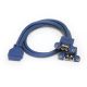 Achat StarTech.com Câble USB 3.0 2 ports monté sur sur hello RSE - visuel 1