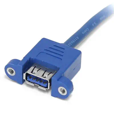 StarTech Câble USB 3.0 2 ports monté sur panneau – Câble - visuel 2