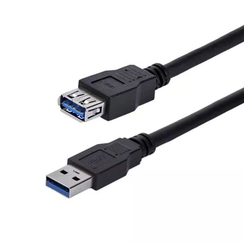 Revendeur officiel Câble USB StarTech.com Câble d'extension noir SuperSpeed USB 3.0 A