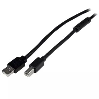 Achat StarTech.com Câble USB Actif A vers B 20 m - M/M - Noir - 0065030850025