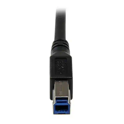StarTech Câble USB 3.0 SuperSpeed A vers B coudé à angle - visuel 2