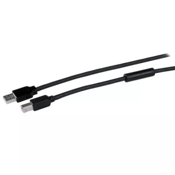 Vente StarTech.com Câble USB Actif A vers B 15 m - M/M - Noir au meilleur prix