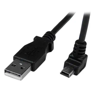 StarTech Câble Mini USB 2 m - A vers Mini B coudé 90° vers - Câble USB - visuel 1