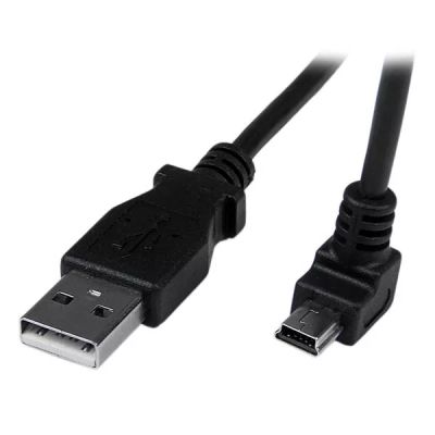 Vente Câble USB StarTech.com Câble Mini USB 2 m - A vers Mini B coudé 90°