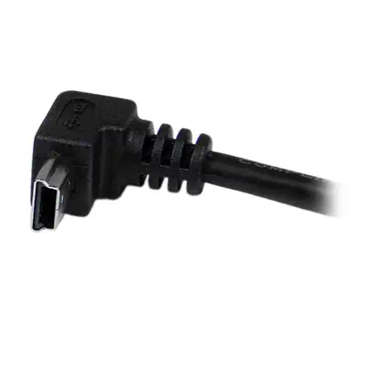 StarTech Câble Mini USB 2 m - A vers Mini B coudé 90° vers - Câble USB - visuel 2