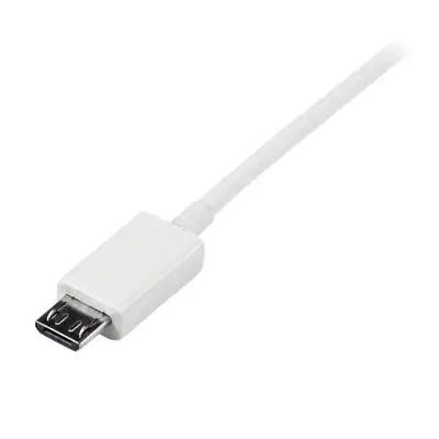 StarTech Câble Micro USB 2 m - A vers Micro B - Blanc - Câble USB - visuel 2