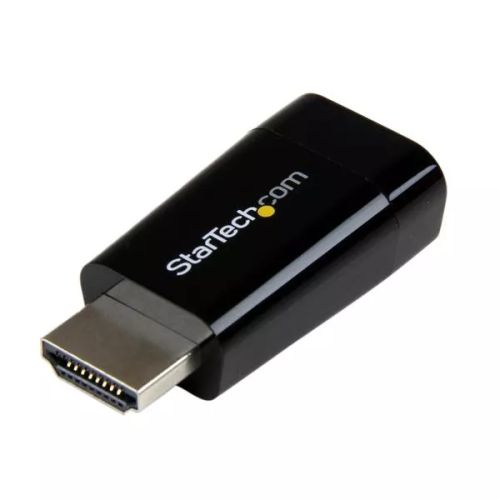 Revendeur officiel StarTech.com Adaptateur Compact HDMI vers VGA - Idéal pour Chromebook, Ultrabook et PC portable - 1920 x 1280 / 1080p