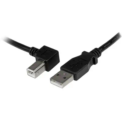 StarTech Câble USB 2.0 A vers USB B Coudé à Gauche Mâle - visuel 1