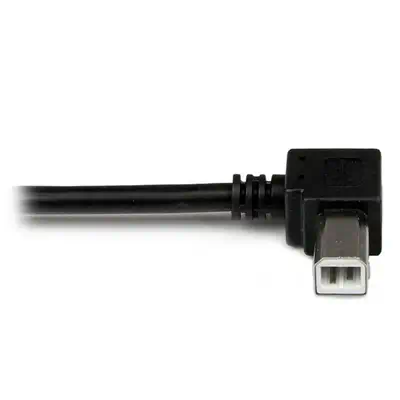 StarTech Câble USB 2.0 A vers USB B Coudé à Gauche Mâle - visuel 2