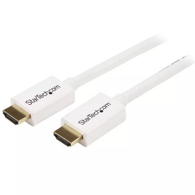 Achat Câble HDMI StarTech.com Câble HDMI CL3 avec Ethernet - 5m - Câble Ultra HDMI Mural - Cordon HDMI Haut Débit 4K 30Hz UHD - 10.2 Gbps - Câble Vidéo/Affichage HDMI 1.4 - 30AWG - Blanc