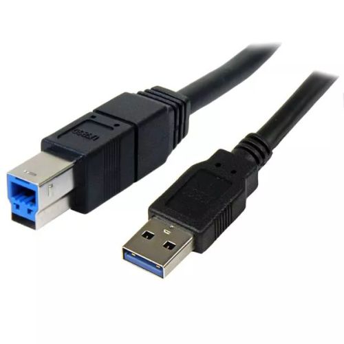Vente StarTech.com Câble USB 3.0 SuperSpeed 3 m - A vers B Mâle / Mâle - Noir au meilleur prix