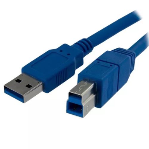 Revendeur officiel Câble USB StarTech.com Câble SuperSpeed USB 3.0 A vers B de 1m - Mâle / Mâle - Bleu