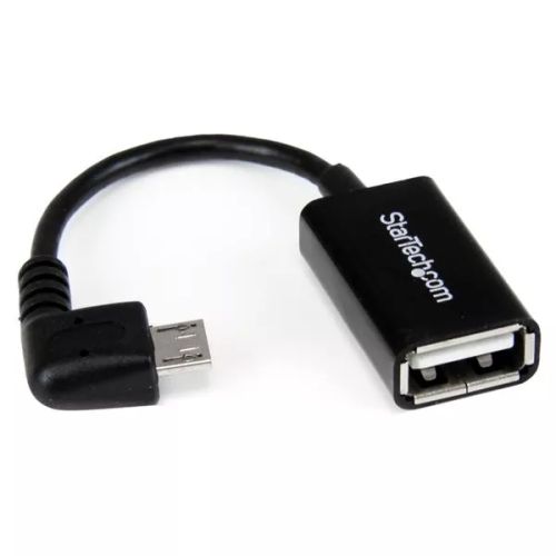 Vente StarTech.com Câble adaptateur Micro USB à angle droit vers au meilleur prix