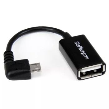 Achat StarTech.com Câble adaptateur Micro USB à angle droit vers USB Host OTG de 12cm - Mâle / Femelle et autres produits de la marque StarTech.com
