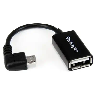 StarTech Câble adaptateur Micro USB à angle droit vers USB - Câble USB - visuel 1