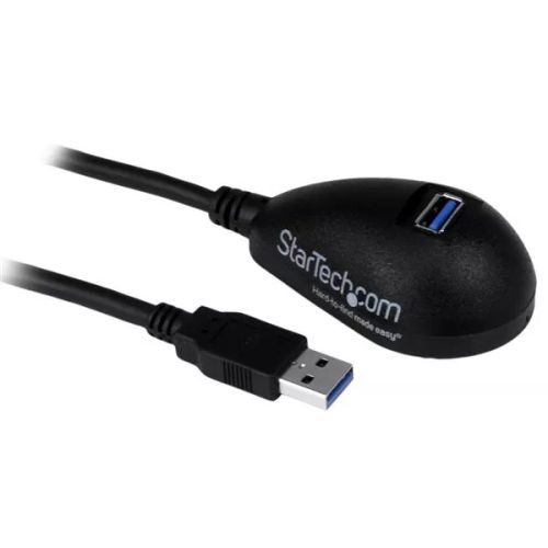 Achat StarTech.com Câble d'extension SuperSpeed USB 3.0 de 1,5m - Rallonge USB A vers A sur socle - M/F - Noir et autres produits de la marque StarTech.com
