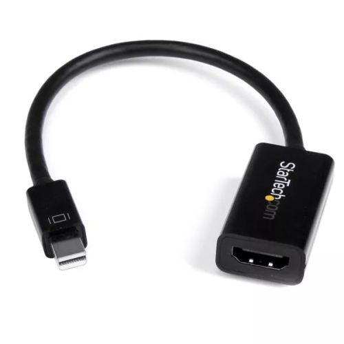 Revendeur officiel StarTech.com Adaptateur actif Mini DisplayPort 1.2 vers HDMI 4K pour Utrabook / PC portable compatible  Mini DP - M/F - Noir
