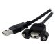Achat StarTech.com Rallonge de câble USB 2.0 à montage sur hello RSE - visuel 5