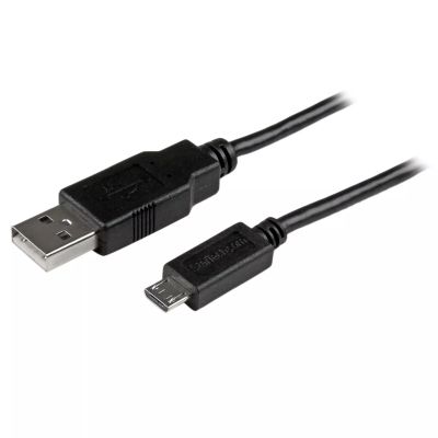 Revendeur officiel StarTech.com Câble de charge /synchronisation mobile USB A vers Micro B slim de 1 m pour smartphone et tablette - M/M - Noir