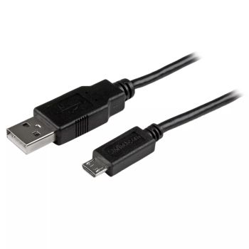 Achat Câble USB StarTech.com Câble de charge /synchronisation mobile USB A vers Micro B slim de 1 m pour smartphone et tablette - M/M - Noir