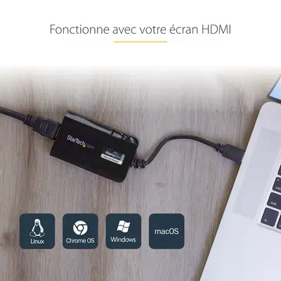 StarTech Carte Graphique Externe USB 3.0 vers HDMI - Câble HDMI - visuel 8