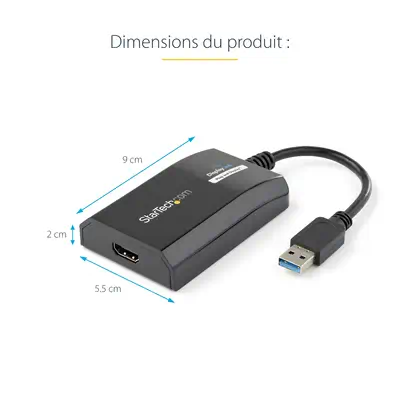 StarTech Carte Graphique Externe USB 3.0 vers HDMI - Câble HDMI - visuel 10