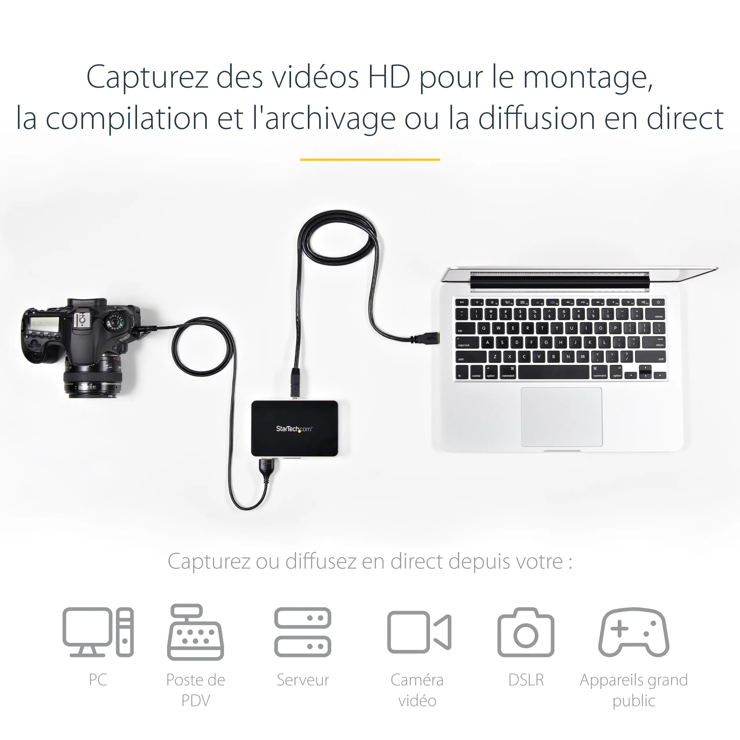 Achat StarTech.com Boîtier d'acquisition vidéo HD USB 3.0 sur hello RSE - visuel 7