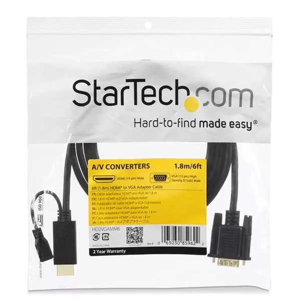 Achat StarTech.com Câble adaptateur HDMI vers VGA de 91cm sur hello RSE - visuel 5