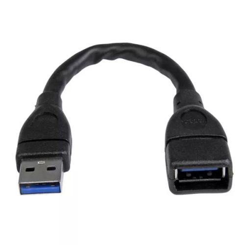 Achat StarTech.com Câble d'extension USB 3.0 de 15cm - Rallonge USB A vers A - M/F - Noir et autres produits de la marque StarTech.com